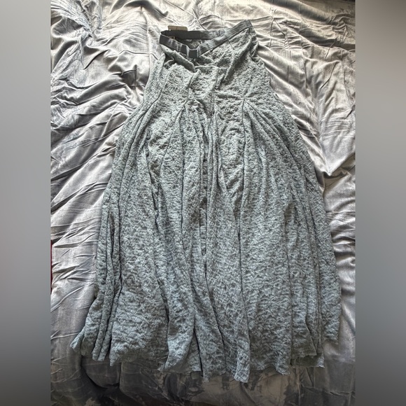 nwt free people kiss kiss half slip, size xs, citadel blue - Picture 3 of 6